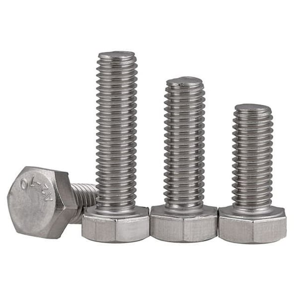 Newport Fasteners A2, M5-0.80 Hex Head Cap Screw, Plain Stainless Steel, 16 mm L, 100 PK 565985-100 - main